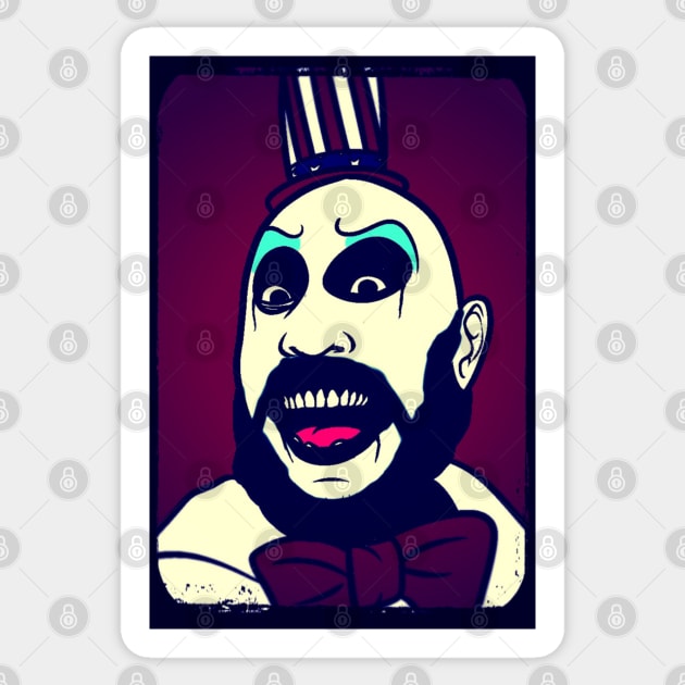 Captain Spaulding Sticker by Dexter1468